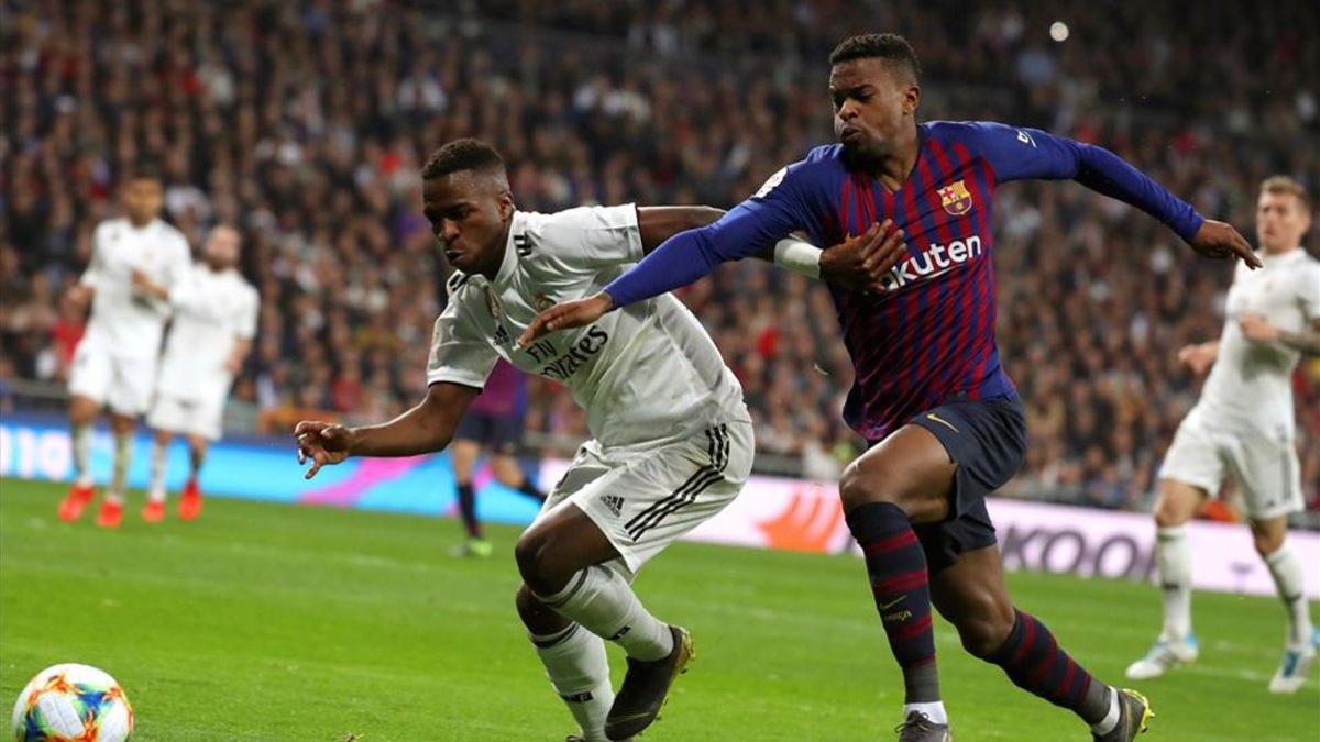 Vinicius vivió un intenso duelo con Semedo