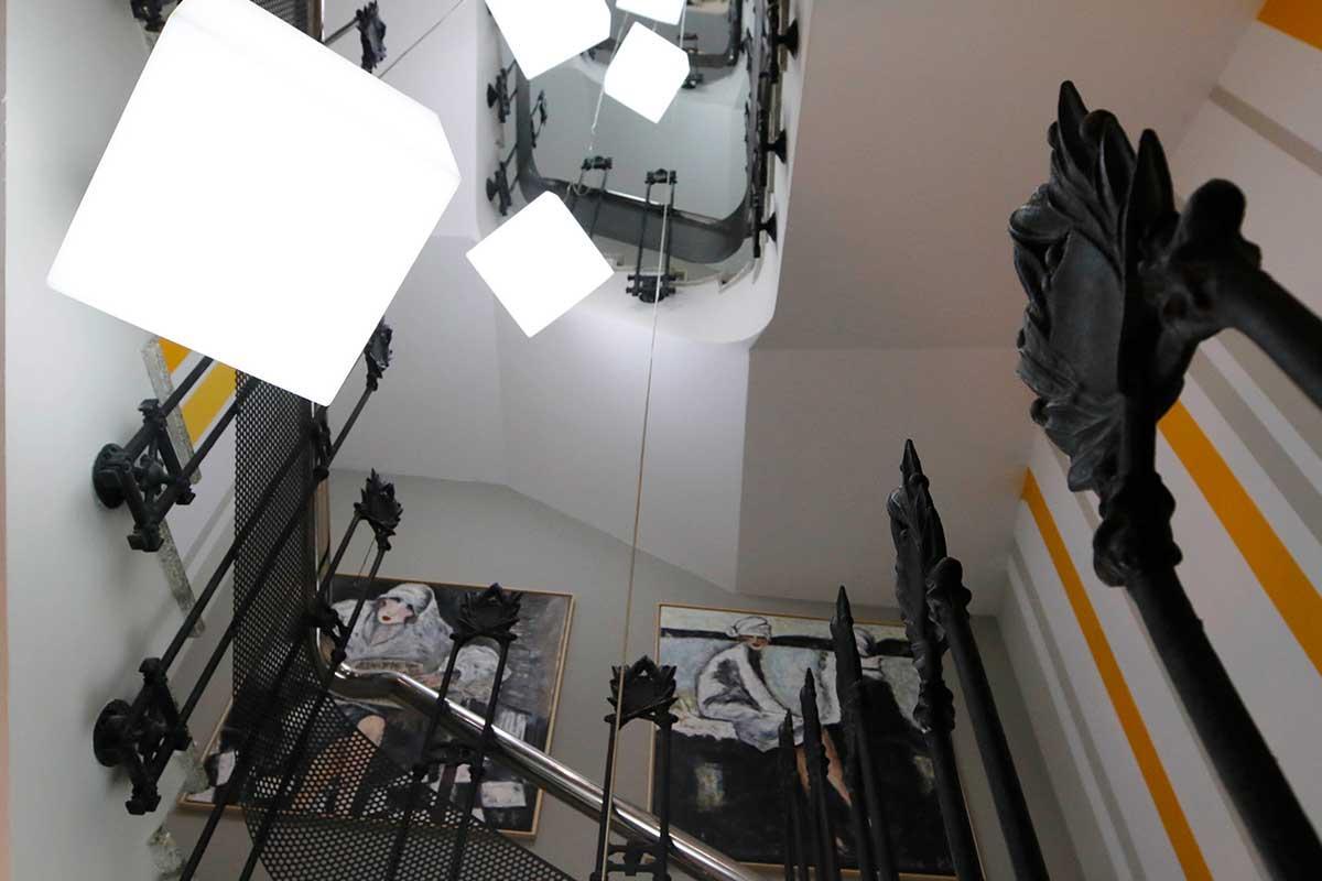 Interior del edificio Simeón