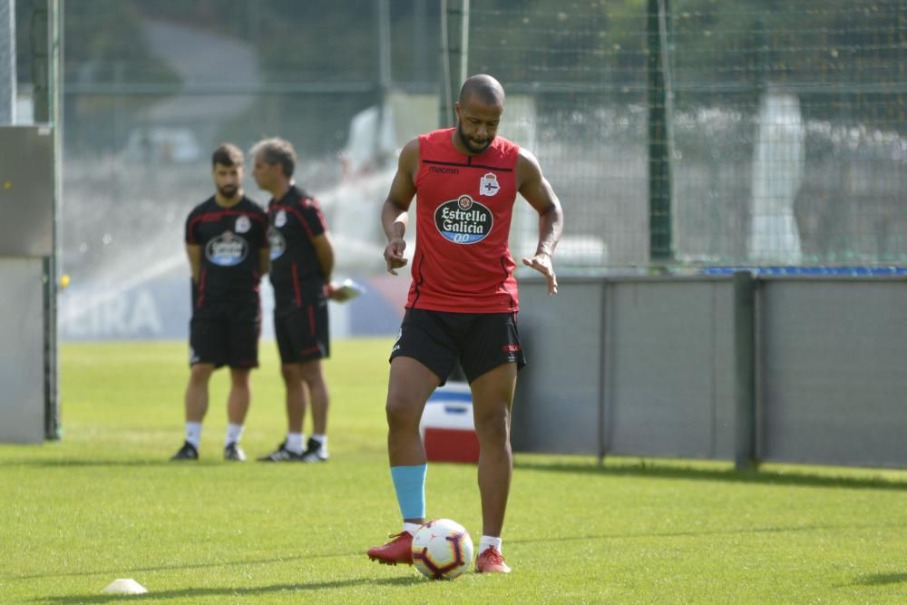 El equipo comienza la semana con tratamiento de fisioterapia para Diego Rolan, mientras que Borja Valle y Guilherme dos Santos completaron una parte del entrenamiento con el grupo y otra en solitario.