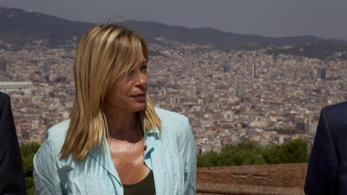 La vicepresidenta del Govern, Joana Ortega, el pasado 17 de agosto, en Montjuïc.