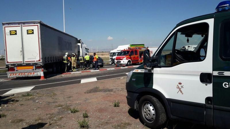 Accidente de tráfico en Magallón