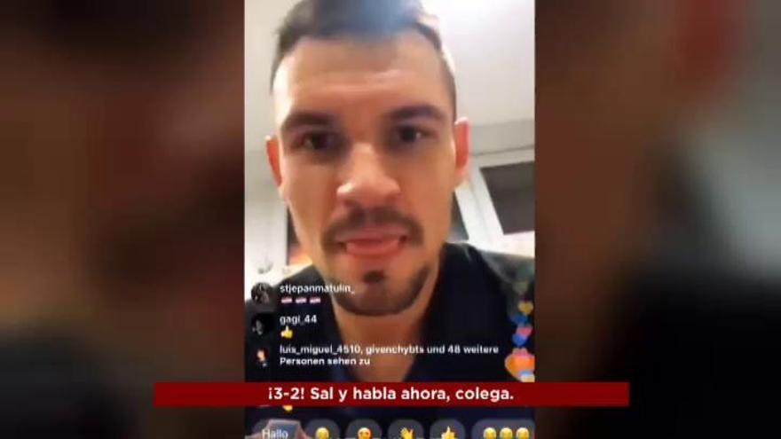 Lovren sobre Ramos: "Le di un buen codazo"