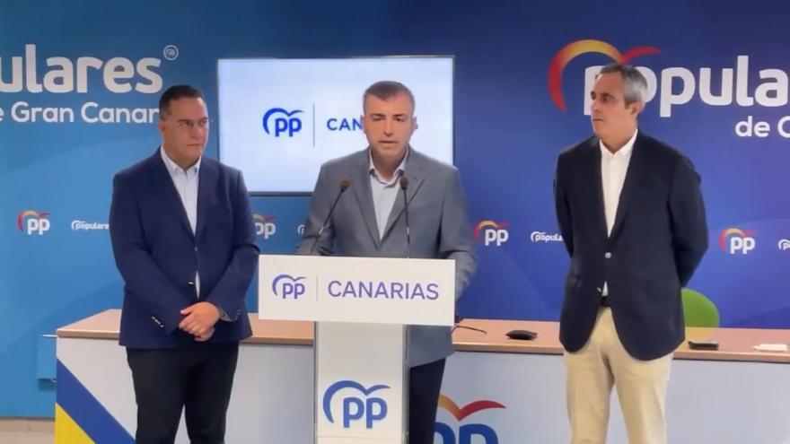 Miguel Jorge Blanco y Poli Suárez, candidatos del PP al Cabildo de Gran Canaria y al Parlamento por la Isla