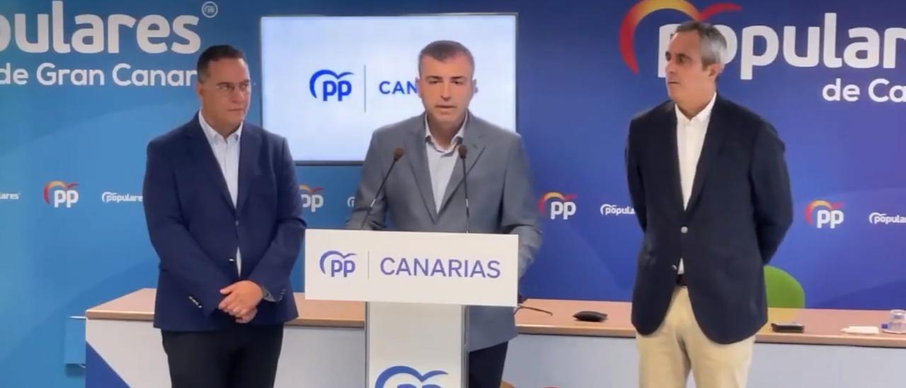 Miguel Jorge Blanco y Poli Suárez, candidatos del PP al Cabildo y Parlamento por Gran Canaria