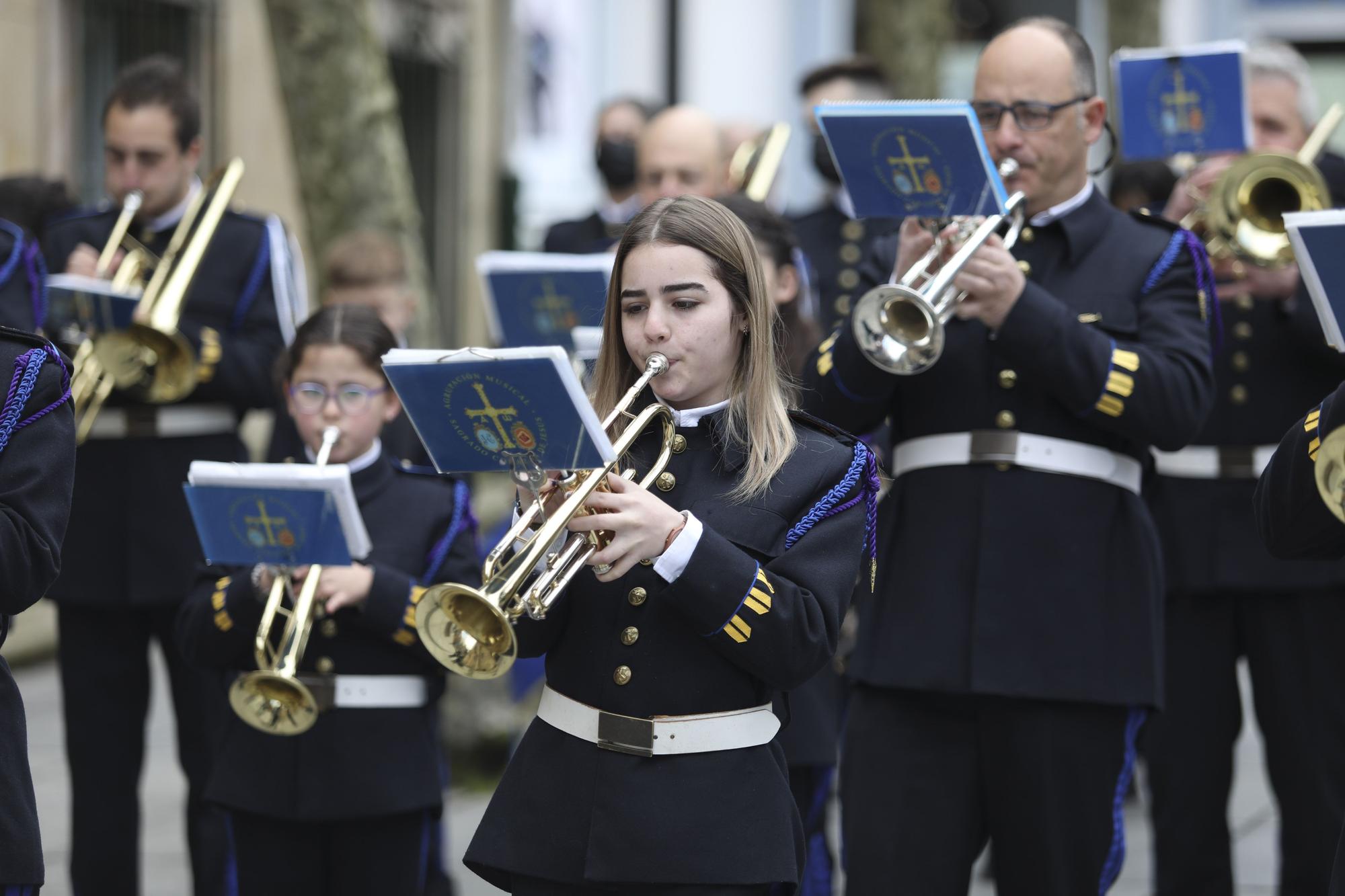 EN IMÁGENES: El pregón en San Nicolás de Bari abre la Semana Santa de Avilés