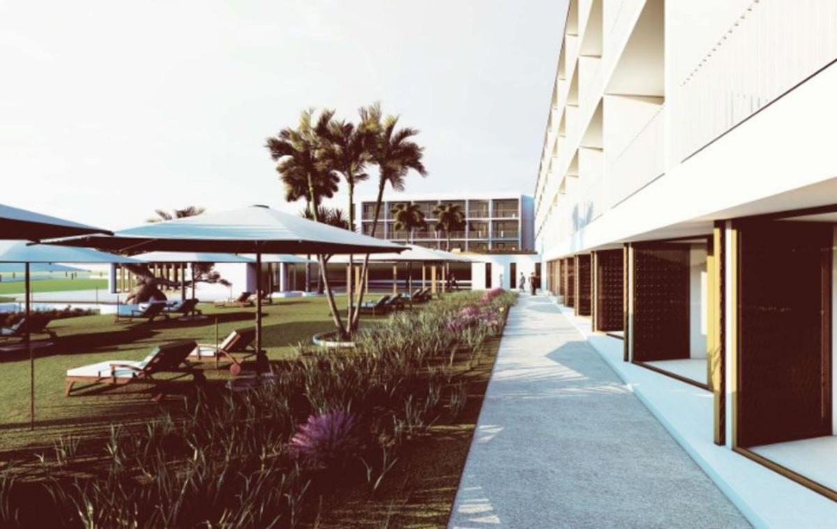 Recreación del entorno de la piscina una vez que concluyan las obras. | F. E.