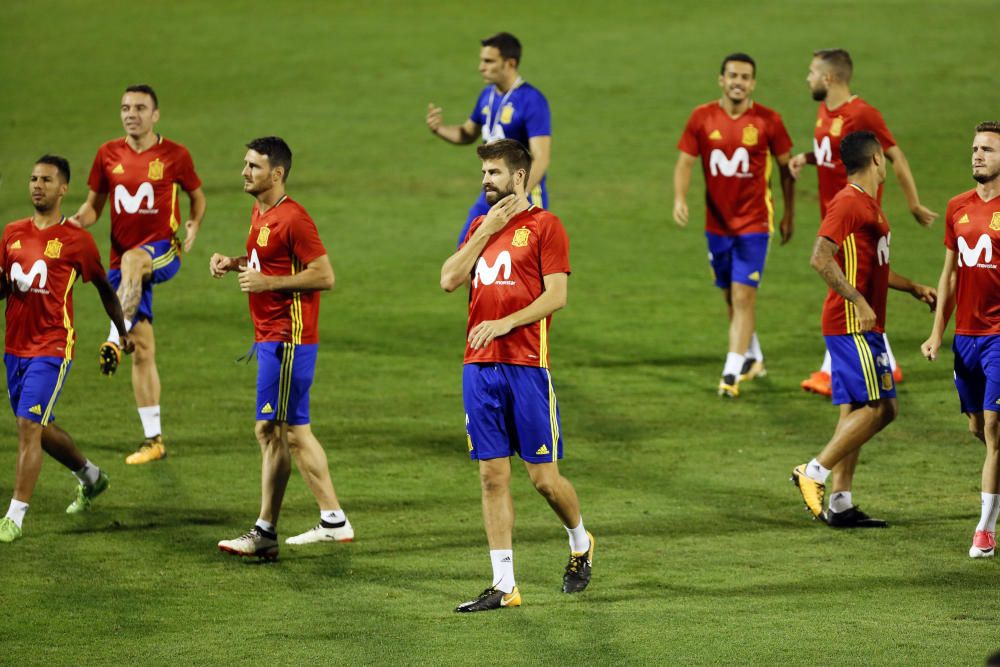 ENTRENAMIENTO SELECCIÓN ESPAÑOLA