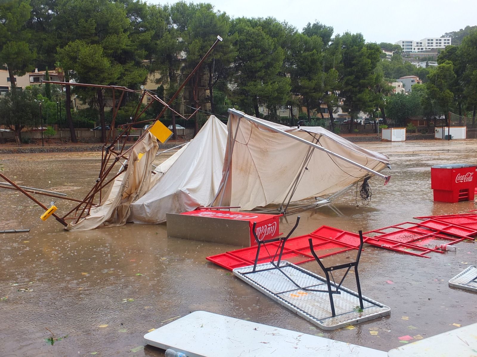 In Bildern: Das Unwetter auf Mallorca und die Schäden, die es hinterließ