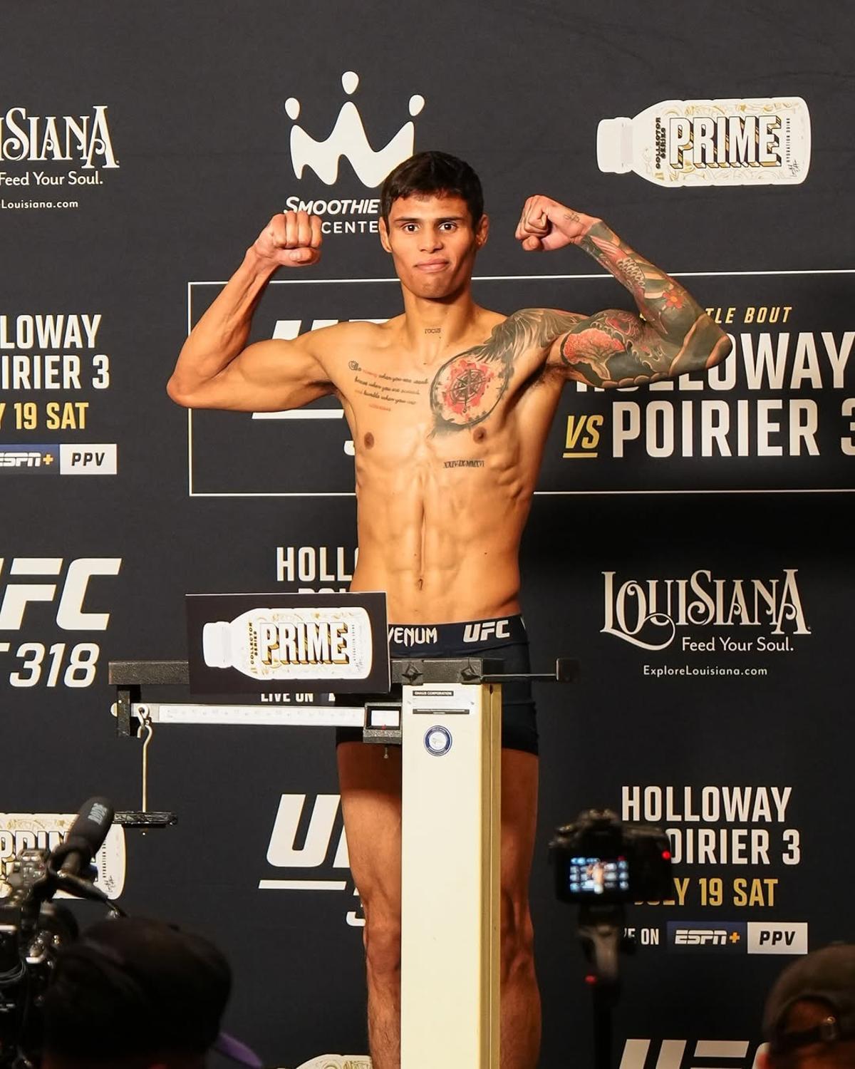 Zellhuber marca las 155 libras