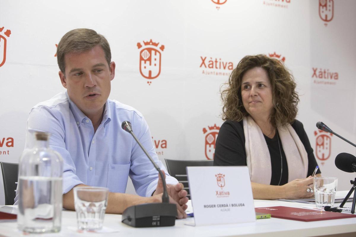Cerdà y Amorós en el balance del primer año de gobierno.