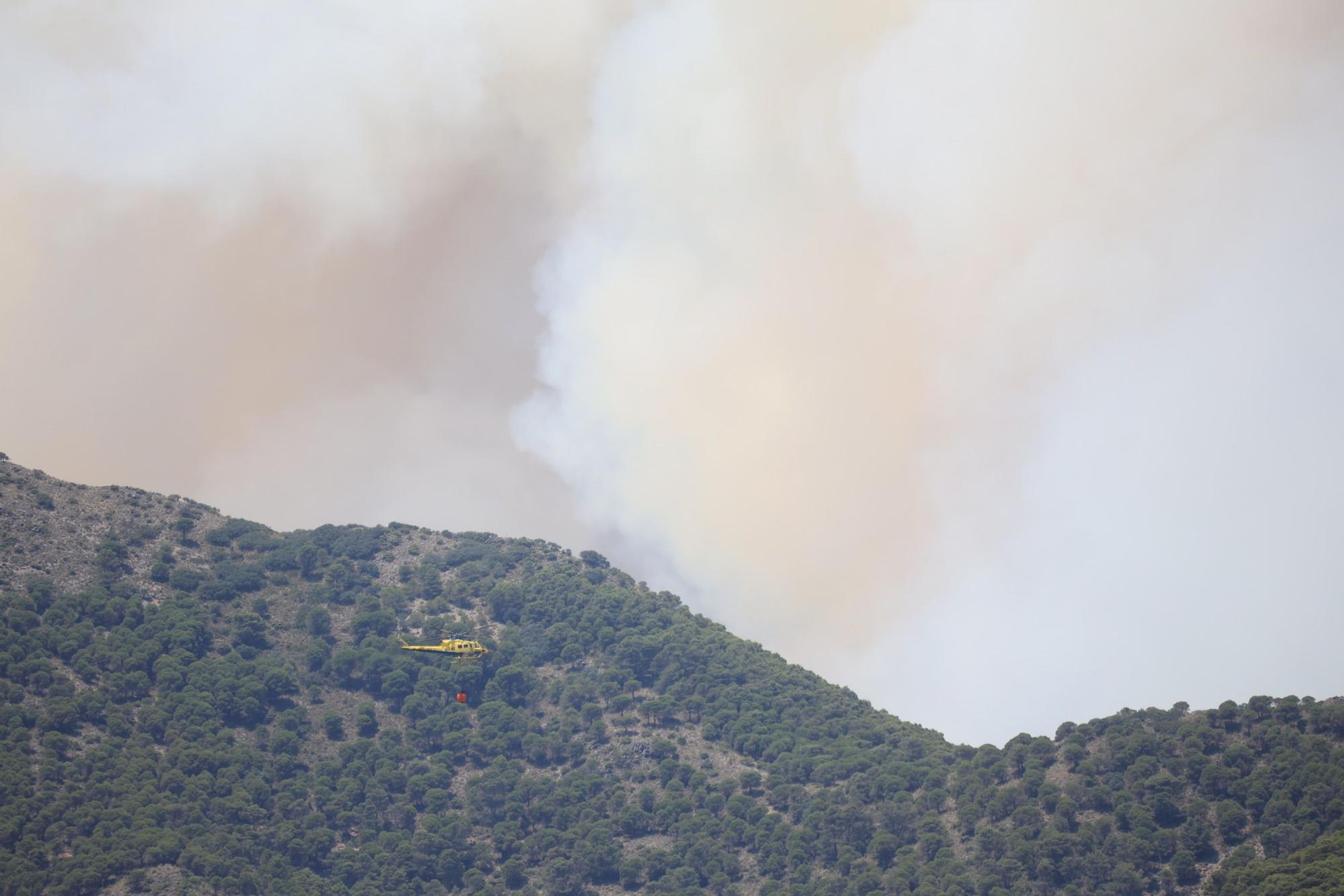 Declarado un incendio en la Sierra de Mijas