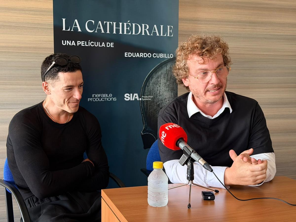 Rodaje de la película La Cathédrale