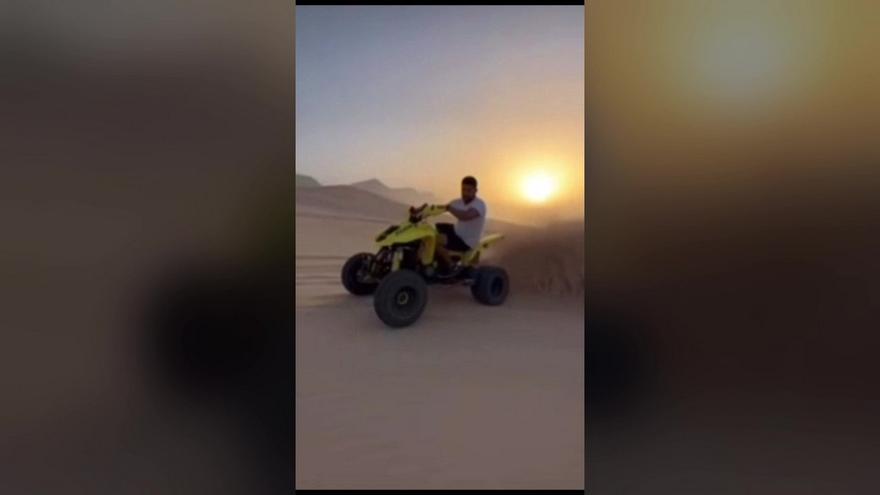 Denunciados por circular con dos quads y una moto por un Parque Natural de Canarias