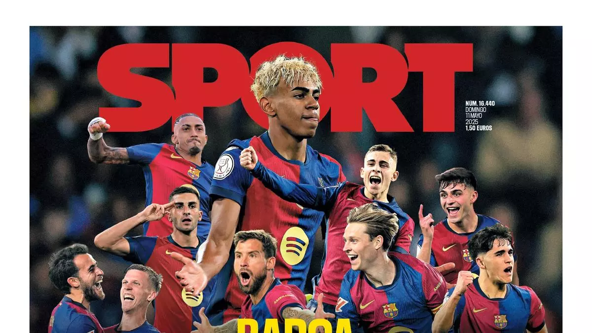La portada de SPORT de hoy, domingo 11 de mayo de 2025