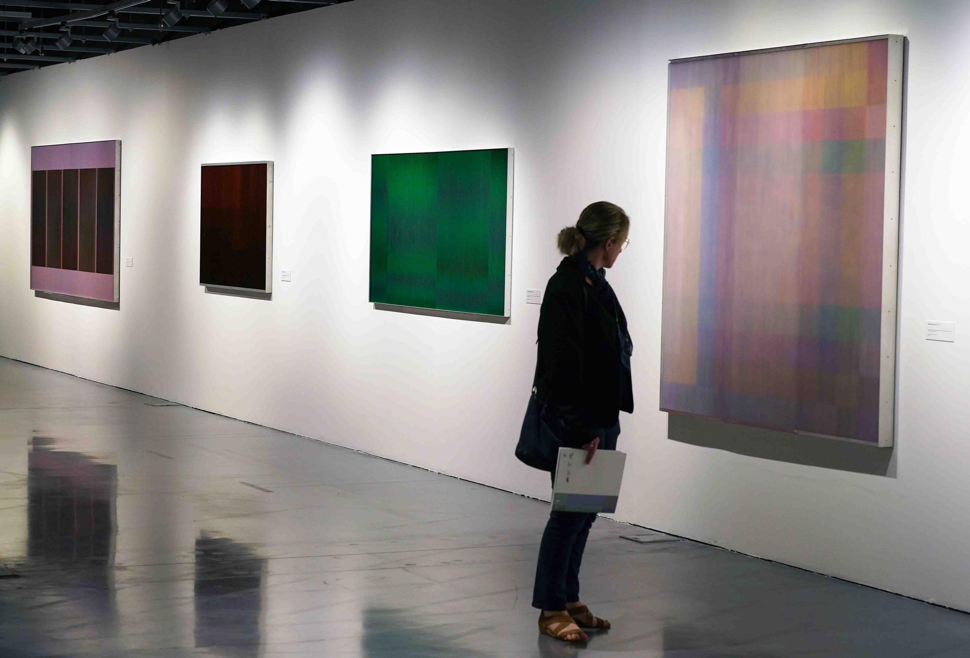 Exposición temporal 'Cruz-Diez. El color en movimiento', en el Centre Pompidou Málaga.