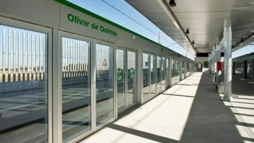 El nuevo aparcamiento de la parada de metro de Olivar de Quintos está en funcionamiento desde este martes de Feria