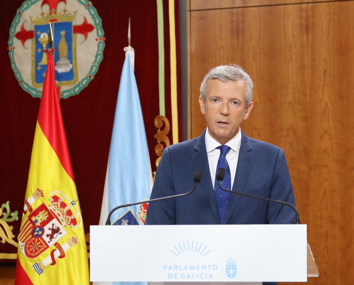Así fue la toma de posesión de Alfonso Rueda como presidente de la Xunta