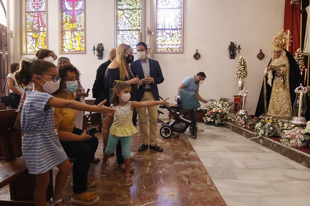 La Virgen de la Soledad ya está en la parroquia de Guadalupe