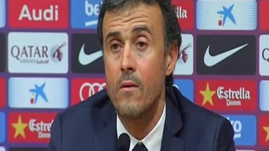 Luis Enrique: "Volverá el ambiente en cuanto fallemos"