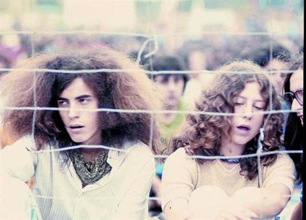 A l’esquerra, Lluís Fortuny,futur membre de la Dharma.