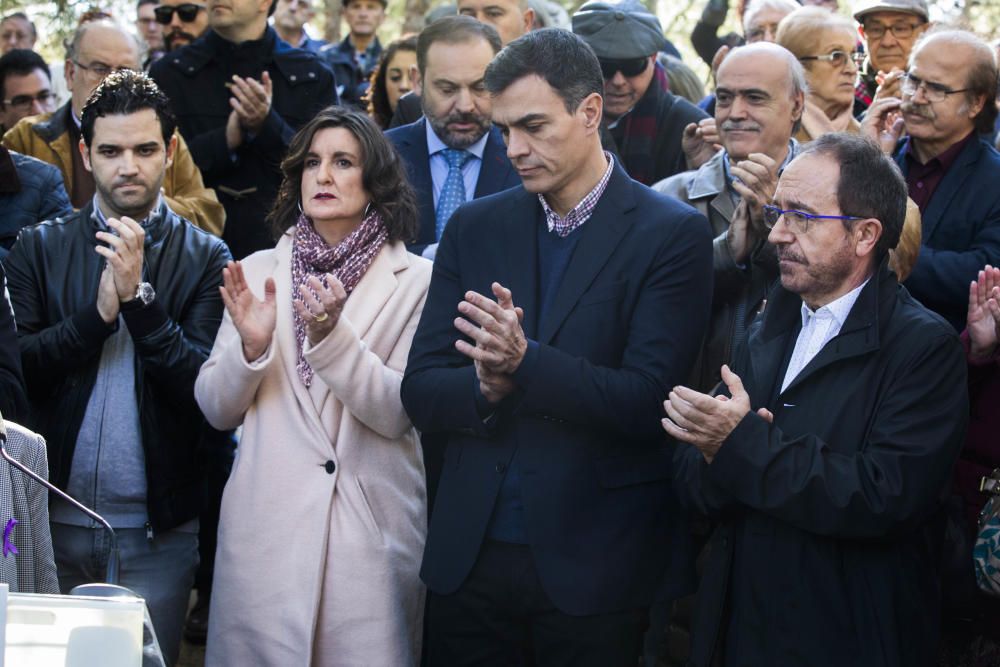 Pedro Sanchez presenta en Paterna la propuesta de Reforma de Ley de Memoria Histórica