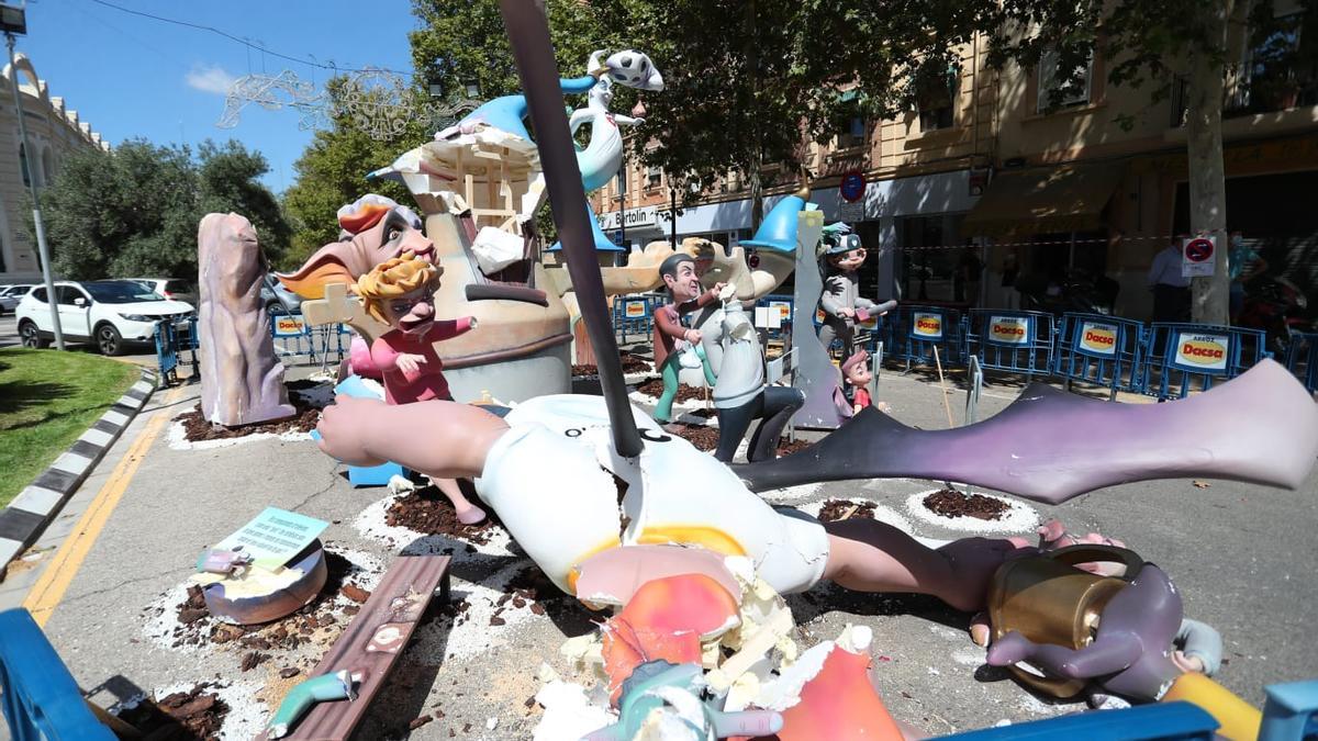 FOTOS | Destrozos y desperfectos en las fallas