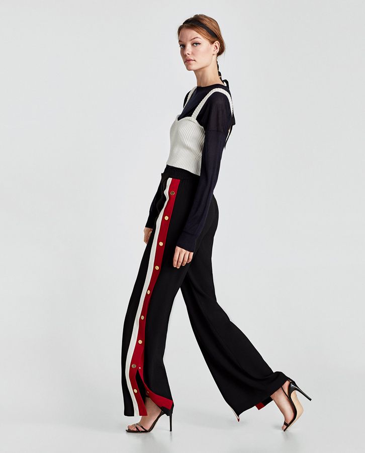 Nueva colección de Zara: pantalón con bandas laterales