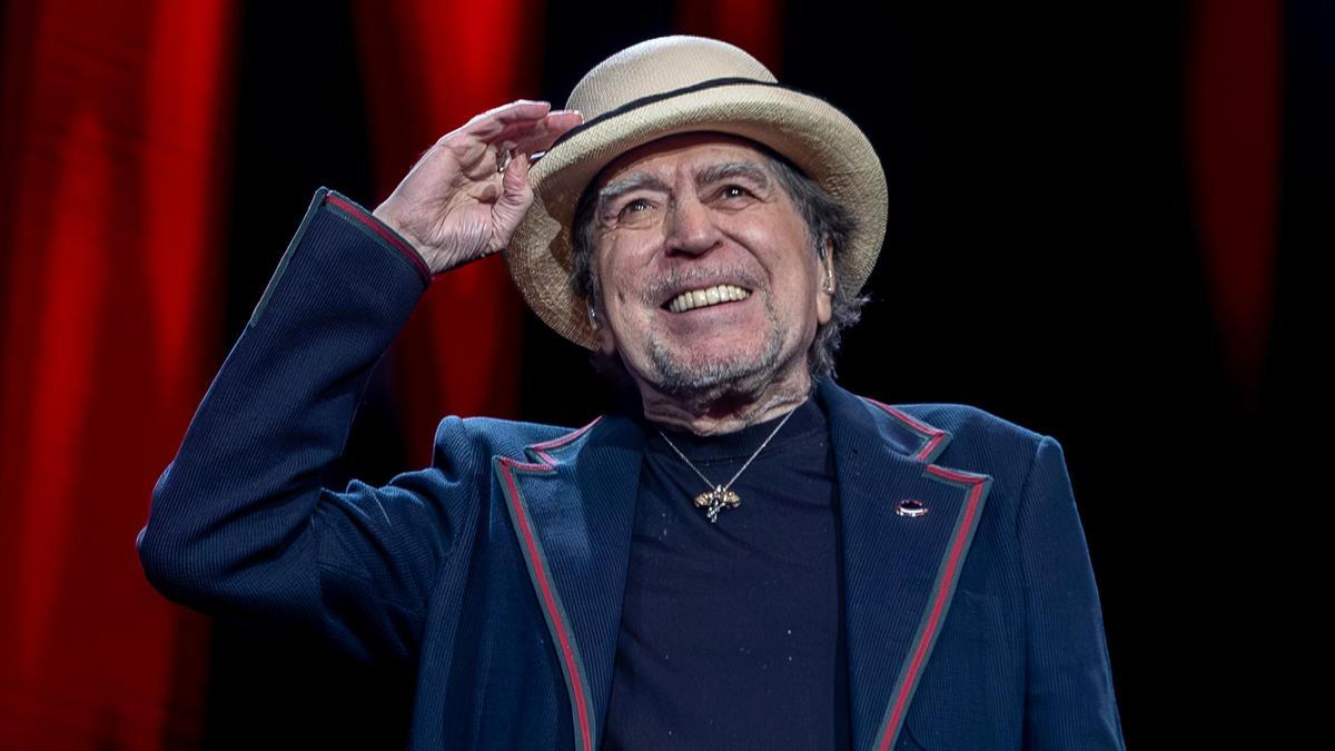 Joaquín Sabina, en su concierto de despedida celebrado esta semana en Madrid