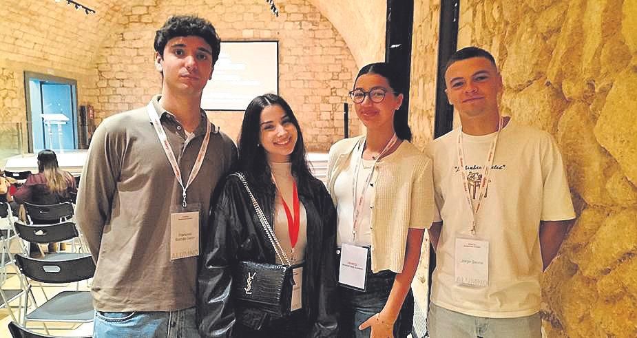 Francesc Román, Margarita Lozano, Yasmina Idrissi y Jorge Osona.