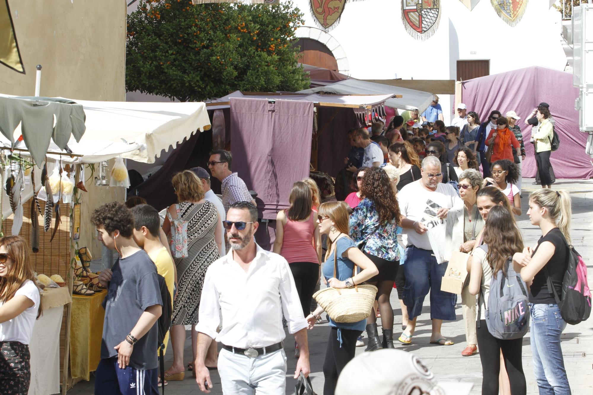 Edición de 2014 de la Feria Medieval de Ibiza.