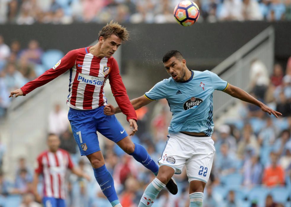 Las mejores fotografías del encuentro en Balaídos entre el Celta y el Atlético de Madrid