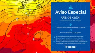 Aviso especial de Aemet: la ola de calor finalizará el miércoles pero Andalucía seguirá con las alertas