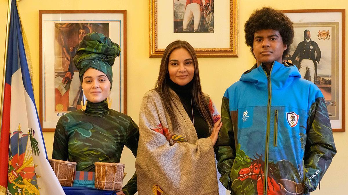 El equipo olímpico de Haití luce con orgullo sus raíces culturales