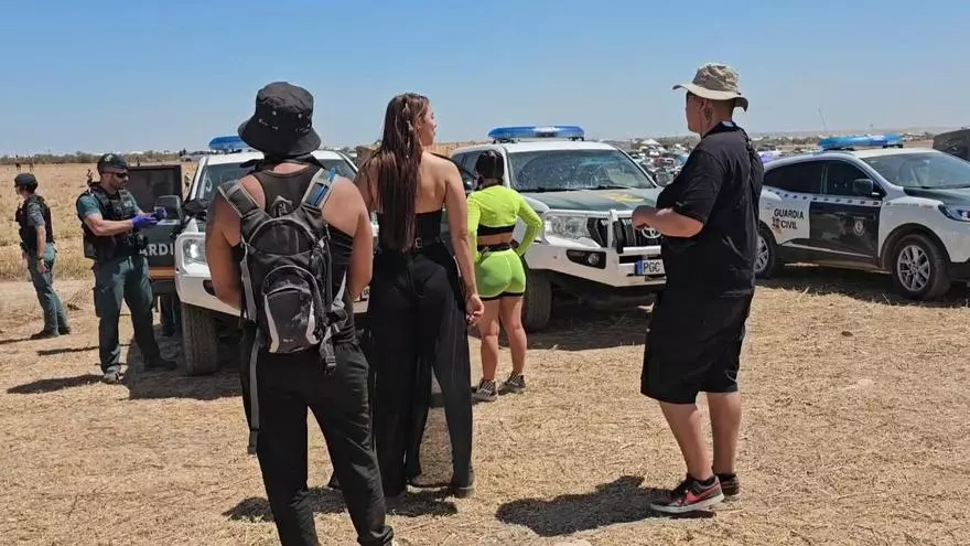 El Monegros Desert Festival acaba con 33 detenidos: una veintena por tráfico de drogas