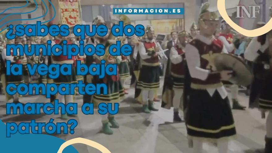 ¿Sabes qué dos municipios de la Vega Baja comparten marcha a su patrón?