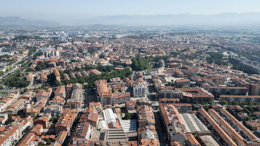 Vista aérea de Vic.