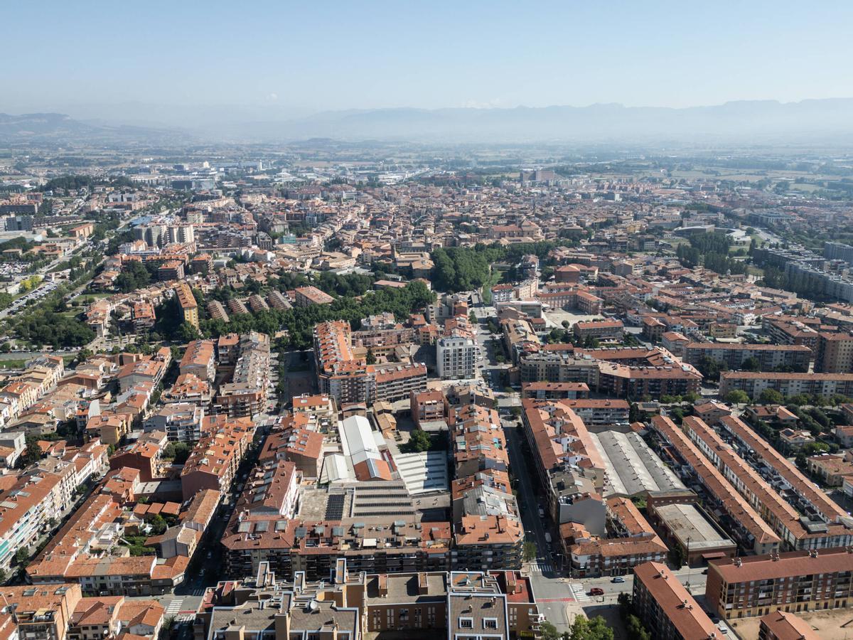 Vista aérea de Vic.