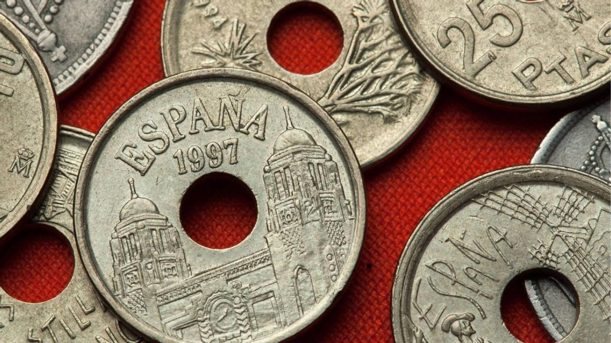 Monedas de 25 pesetas