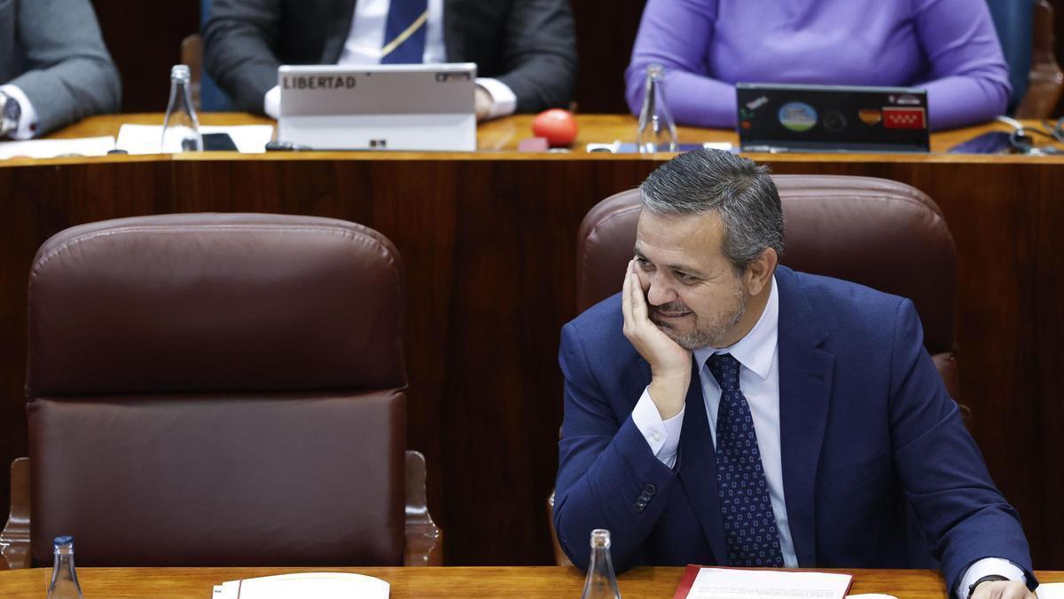 el Consejero de Vivienda, Transportes e Infraestructuras de la Comunidad de Madrid, Jorge Rodrigo.