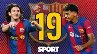 El dorsal 19, otro guiño entre Lamine y Messi
