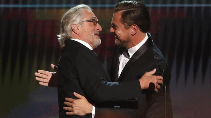 Leonardo DiCaprio y Robert de Niro.