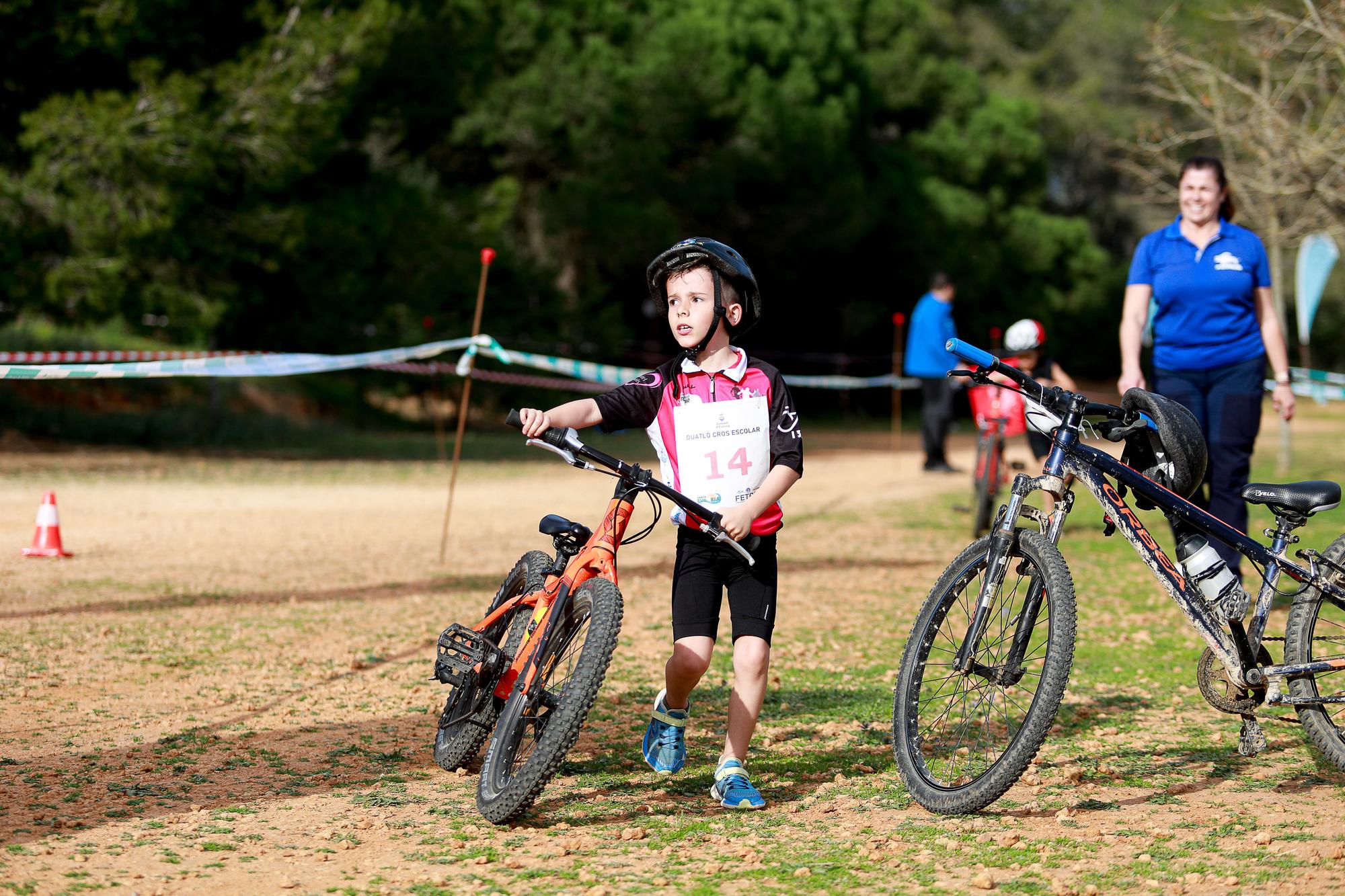 Duatlón escolar en Can Truy