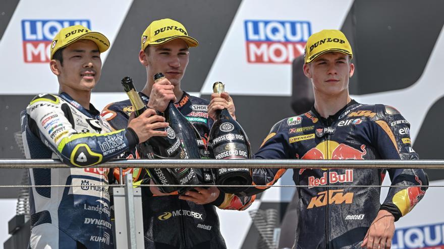 Deniz Öncü, ganador de Moto3 2023 en el circuito de Sachsenring