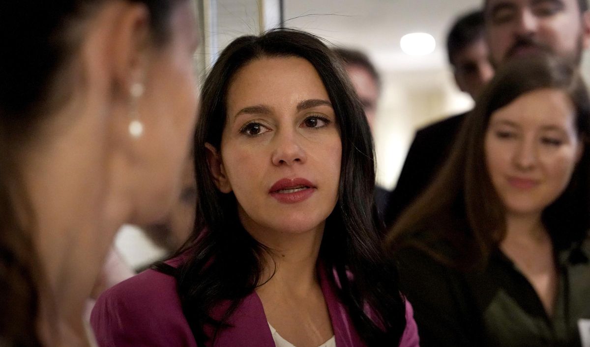 Inés Arrimadas, Ciudadanos, después de anunciar su retirada de la política.