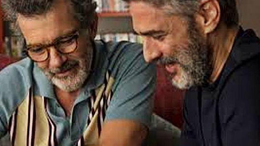 Antonio Banderas y Leonardo Sbaraglia, en &#039;Dolor y gloria&#039;.