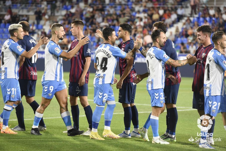 SD Huesca - Málaga CF, en imágenes