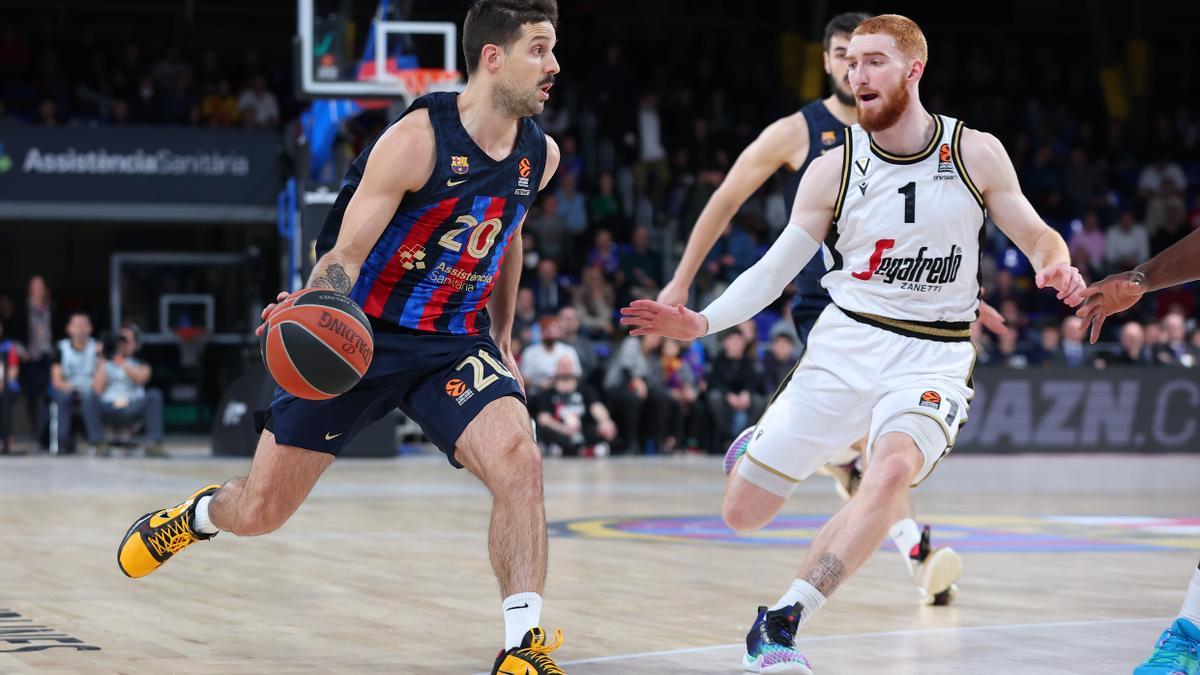 Laprovittola ha tenido que tomar el timón blaugrana ante la ausencia de Satoransky