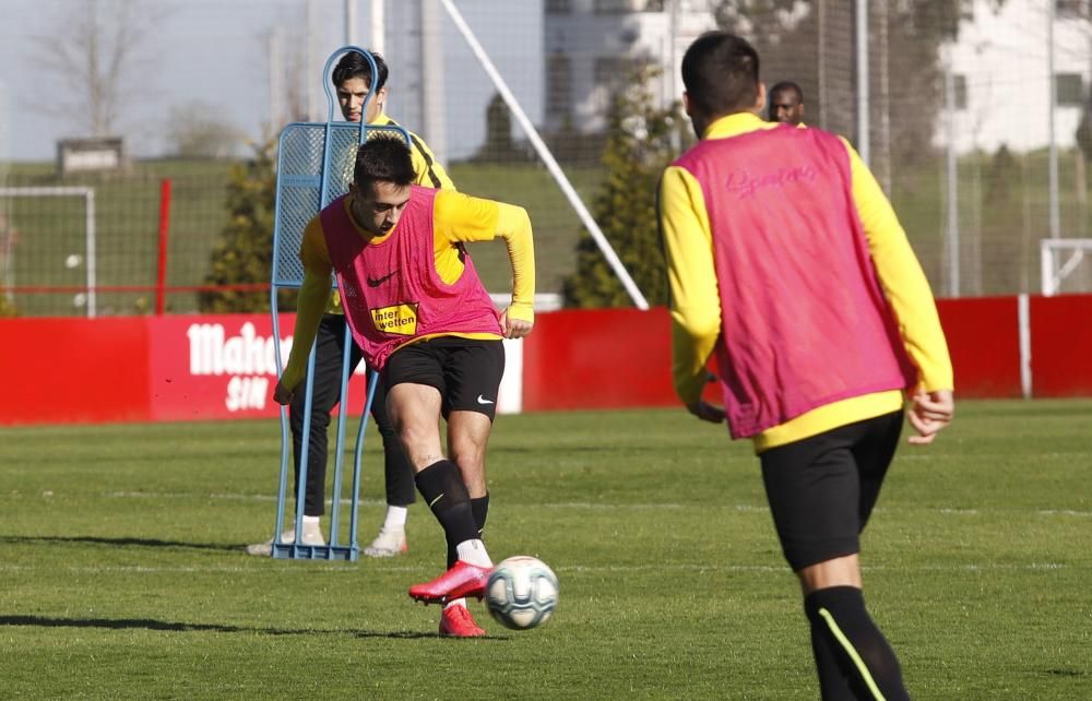 Entrenamiento del Sporting