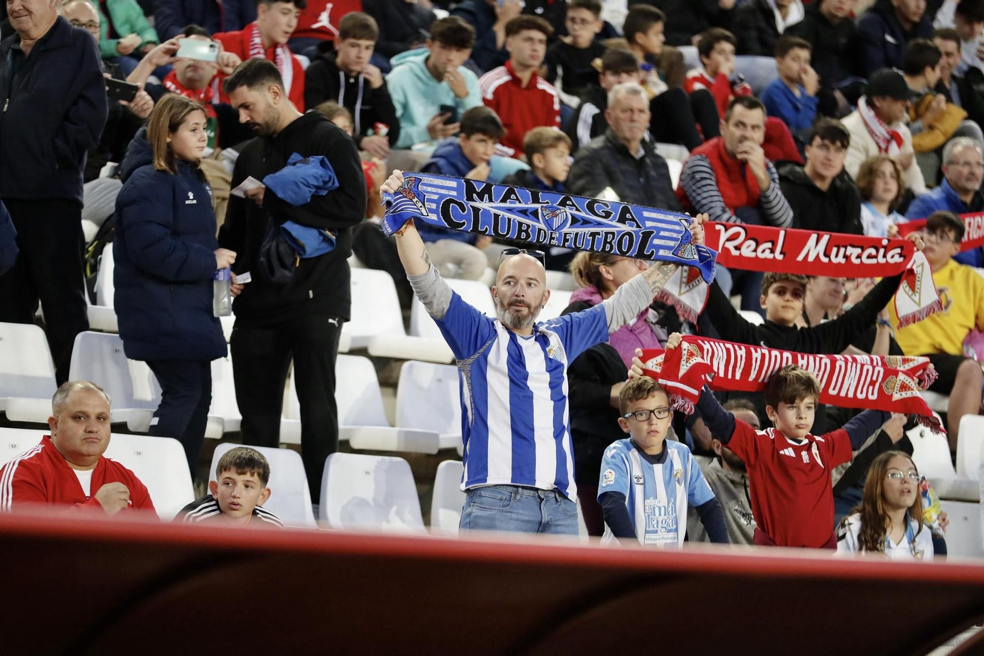 El Real Murcia - Málaga CF, en imágenes