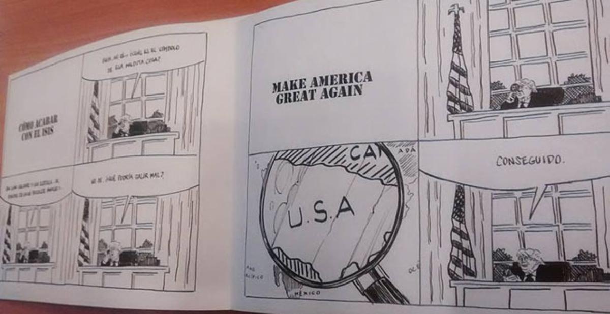 Trump ya es carne de cómic